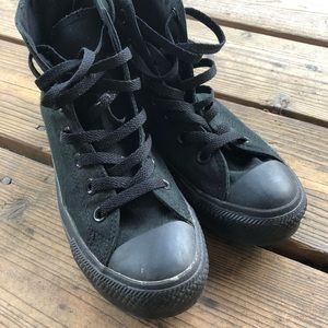 Converse All-Star black hi-top sneakers 6.5